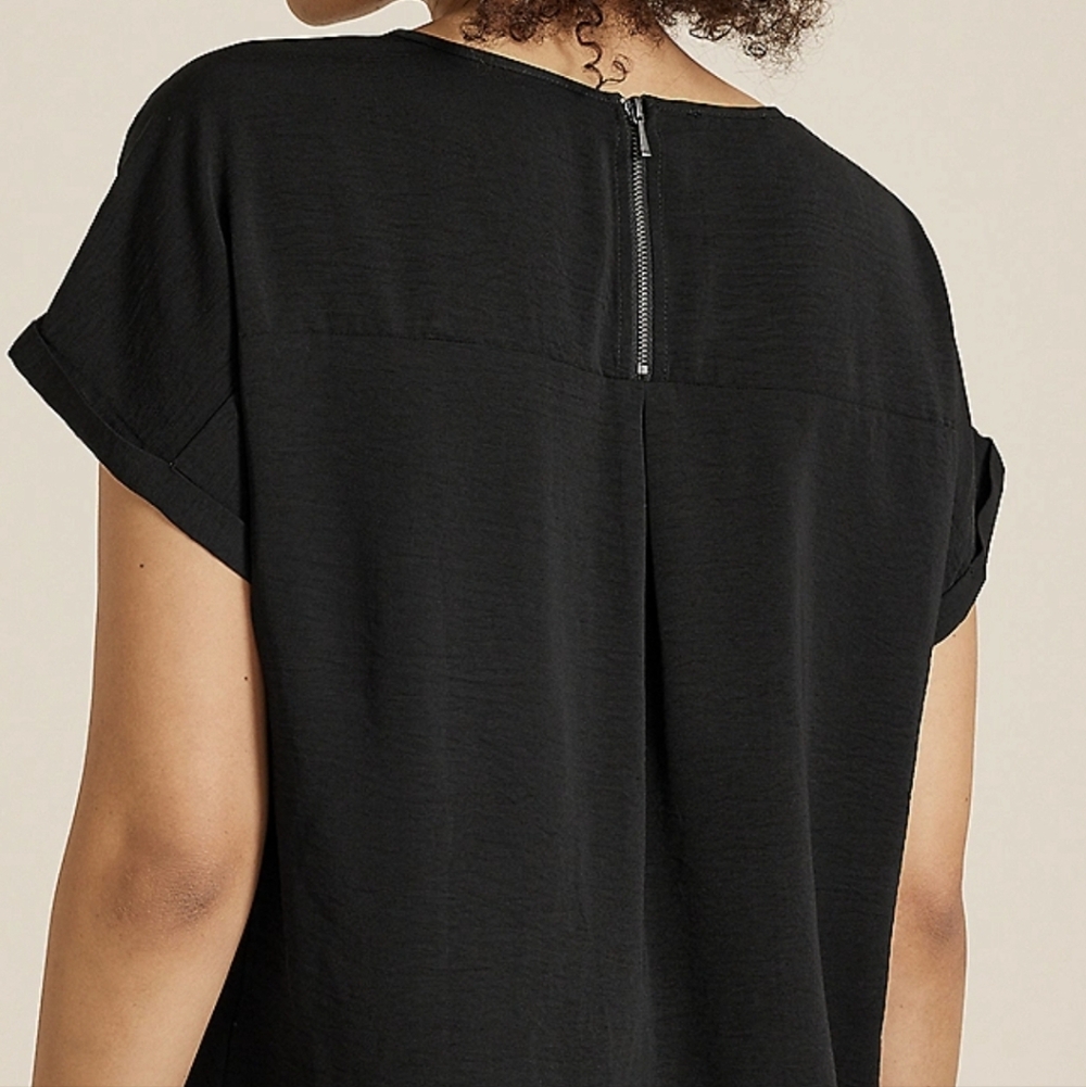 Women's Zipper Back Top - Picture 7 of 7